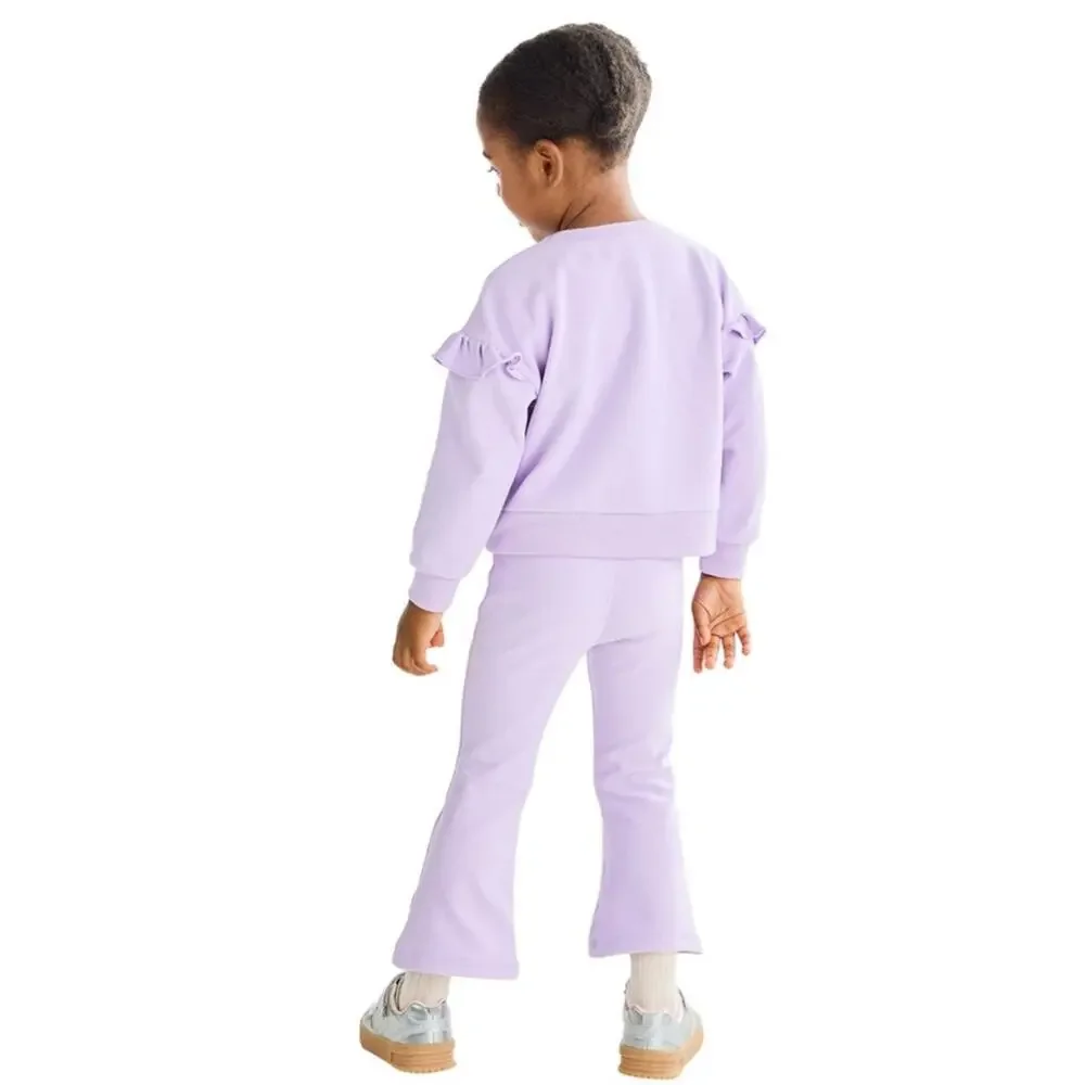 Carter's Toddler’s 3-Piece Playwear Set Flare Lavender Pants Size 3T NWT